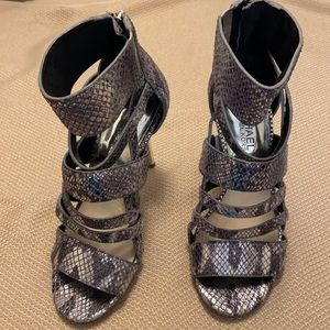 Michael Kors Snake Print Heels, Size 5US